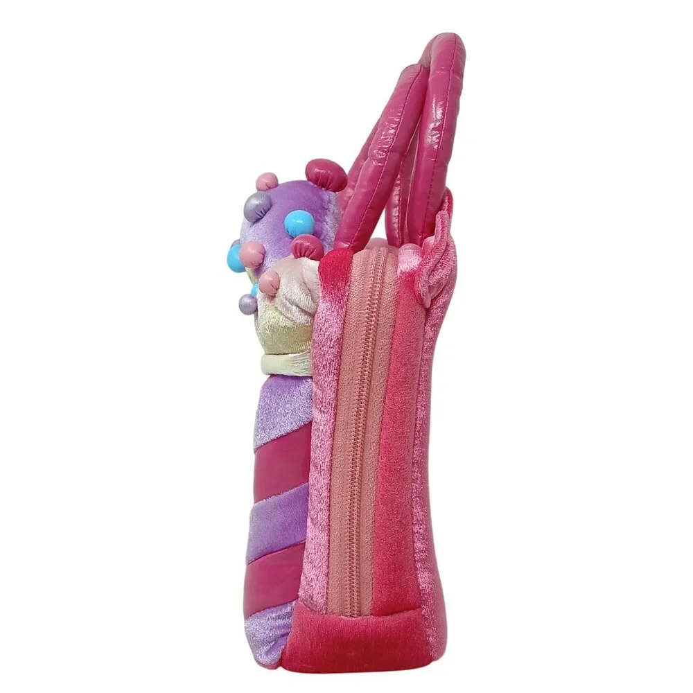 Wonderland Bakery Plush Castle Insulated Tote Bag Pink & Lavender 3D Plush #D-47